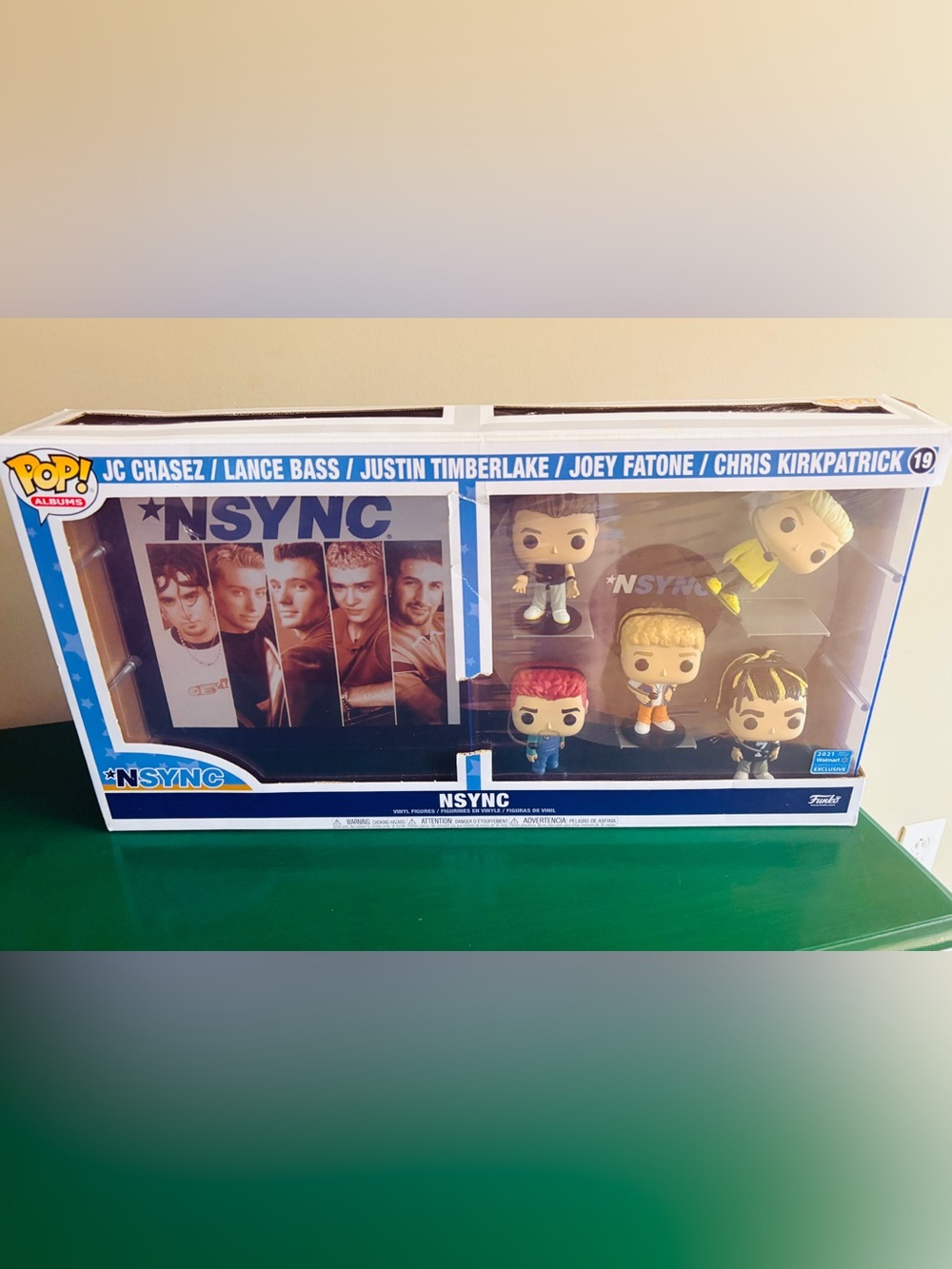 Funko Pop! Albums *NSYNC 2021 Limited Edition JC Lance Justin Joey Chris